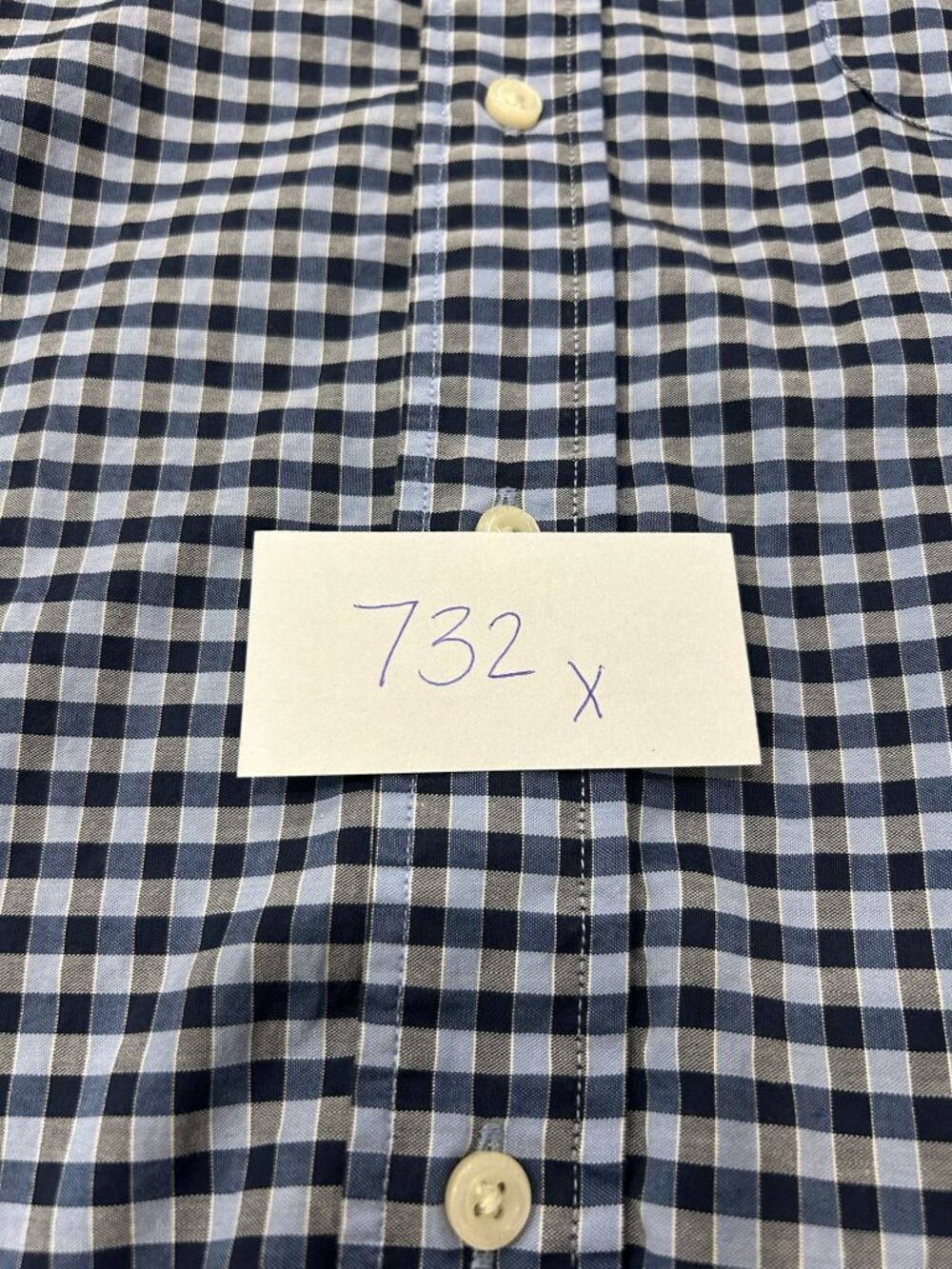 Cremieux Classics XL Mens Blue White Gingham Button Down Shirt Timeless Style - Picture 8 of 10